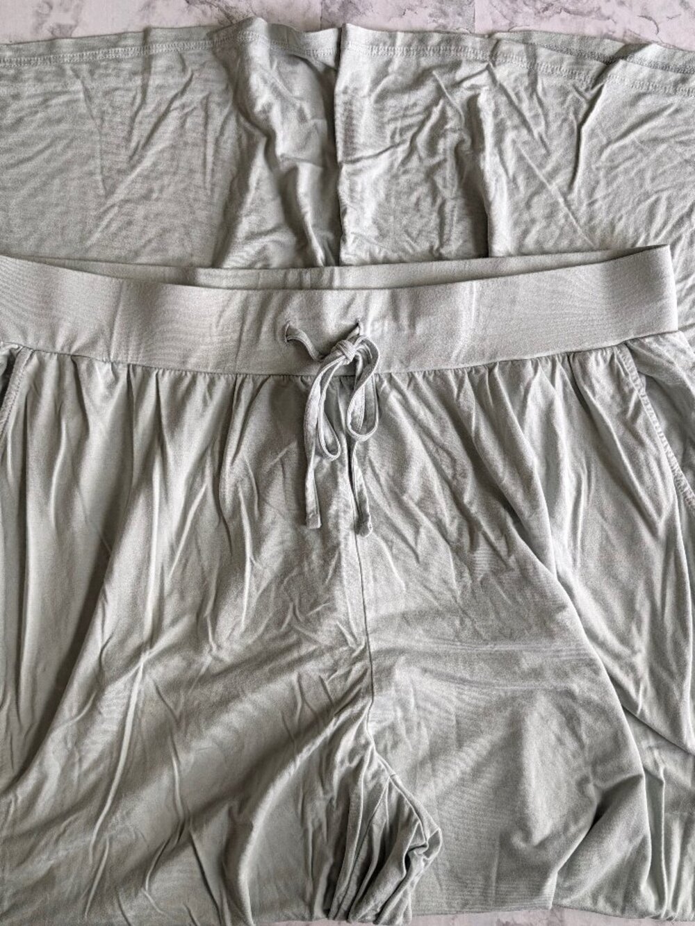 Kindred Bravely Womens Large Bamboo Lounge Pant Mint Sage Green Wide Leg